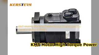 Teste de desempenho de alto torque do motor orbital hidráulico KMT