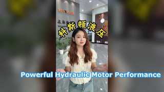 Vídeo de demonstração de motor hidráulico