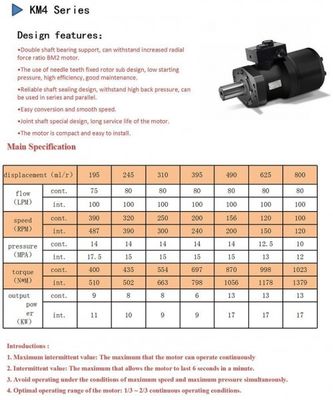 comprar O freio KM4 hidráulico dinâmico viaja de automóvel a bomba orbital para o produto automático online manufacture