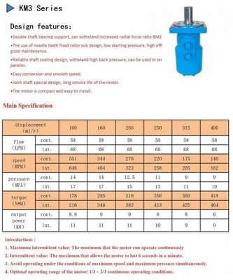 comprar O freio KM3 hidráulico viaja de automóvel 100ML/R que fura Rig Motor Low Noise online manufacture